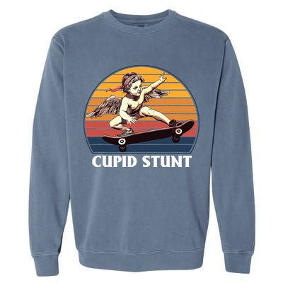 Cupid Stunt Funny Sarcastic Offensive Humor Embarrassing Garment-Dyed Sweatshirt