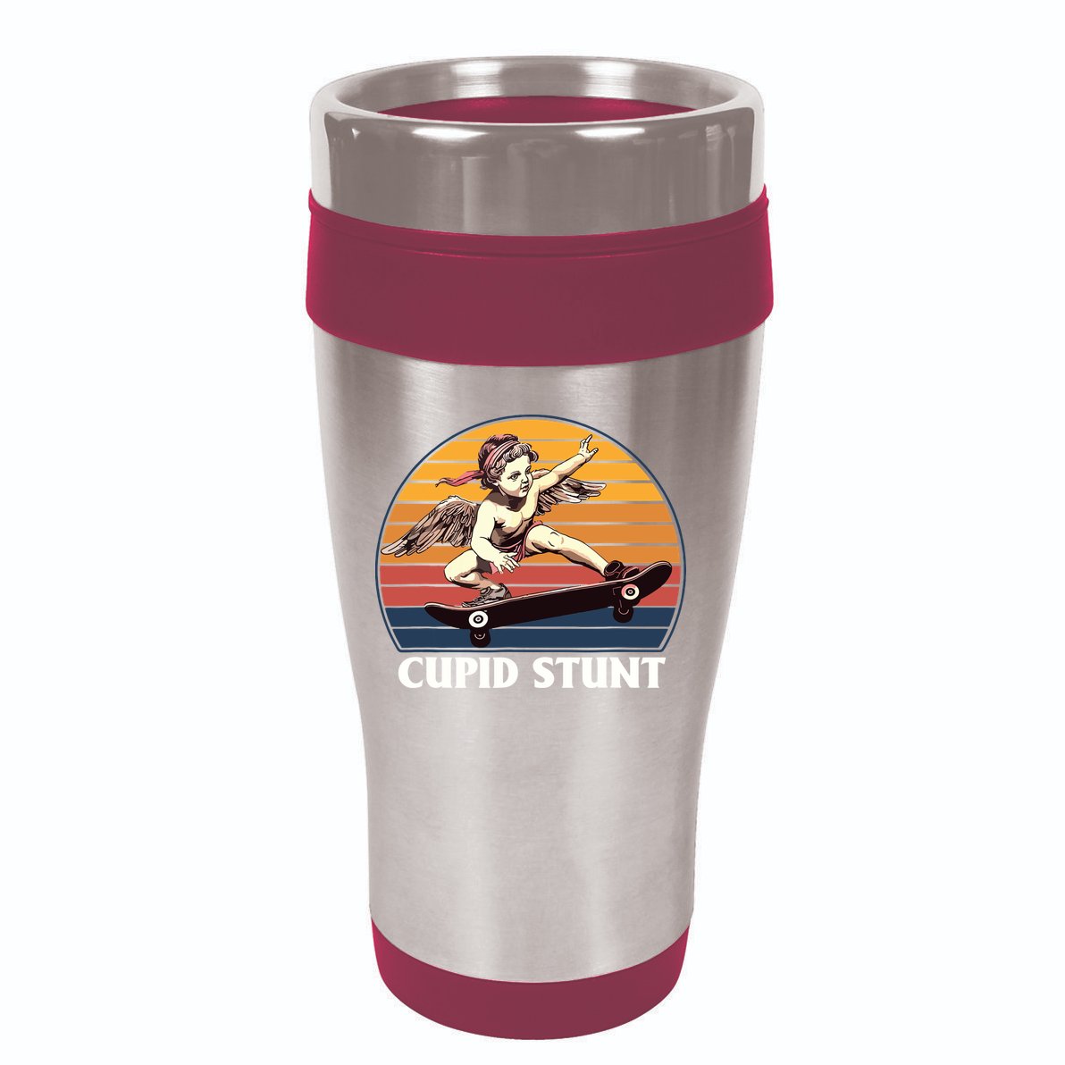 Cupid Stunt Funny Sarcastic Offensive Humor Embarrassing 16oz Travel Tumbler