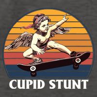 Cupid Stunt Funny Sarcastic Offensive Humor Embarrassing Vector Backpack