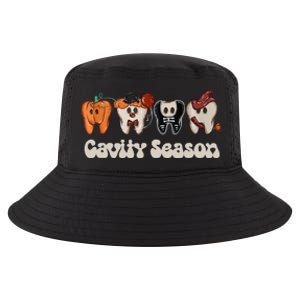 Cavity Season Funny Dental Halloween Teeth Dentist Cool Comfort Performance Bucket Hat