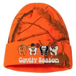 Cavity Season Funny Dental Halloween Teeth Dentist Kati Licensed 12" Camo Beanie