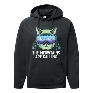 Cool Snowboard For Ski Lover Mountain Skier Performance Fleece Hoodie