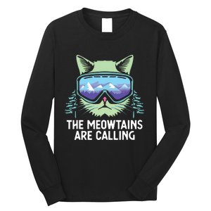 Cool Snowboard For Ski Lover Mountain Skier Long Sleeve Shirt