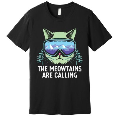 Cool Snowboard For Ski Lover Mountain Skier Premium T-Shirt