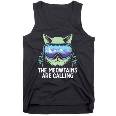 Cool Snowboard For Ski Lover Mountain Skier Tank Top