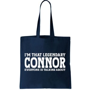 Connor Surname Funny Team Family Last Name Connor Tote Bag