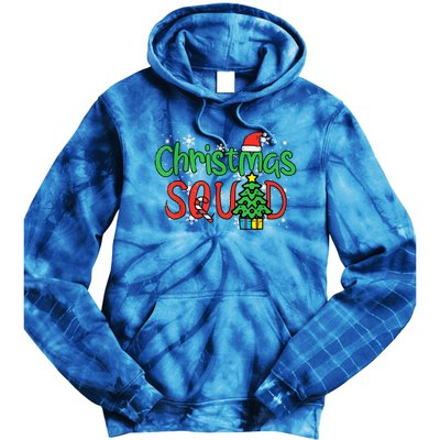 Christmas Squad Family Xmas Crew Meaningful Gift Tie Dye Hoodie