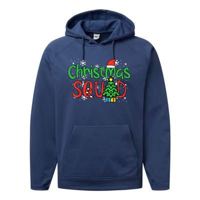 Christmas Squad Family Xmas Crew Meaningful Gift Performance Fleece Hoodie