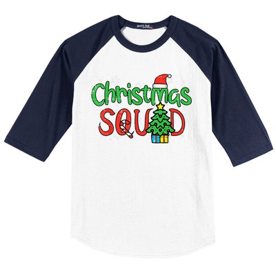 Christmas Squad Family Xmas Crew Meaningful Gift Baseball Sleeve Shirt