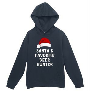 Christmas SantaS Favorite Deer Hunter Funny Xmas Pajama Meaningful Gift Urban Pullover Hoodie