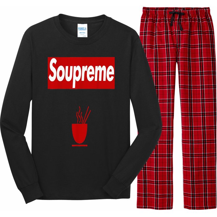 Charles Soupreme Funny Soupreme Long Sleeve Pajama Set