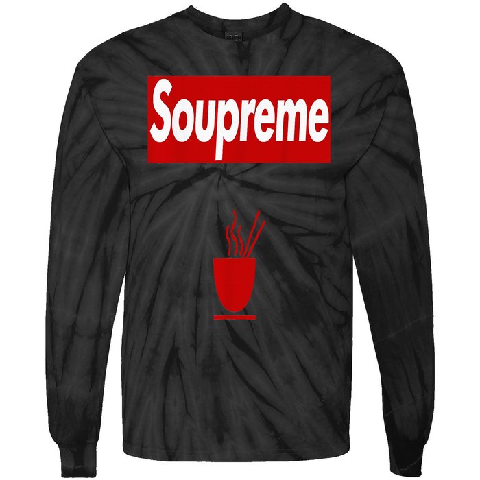 Charles Soupreme Funny Soupreme Tie-Dye Long Sleeve Shirt