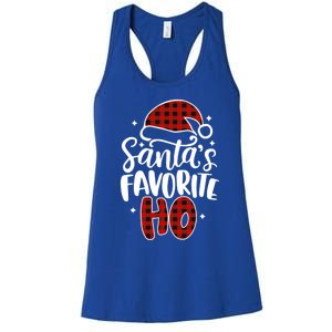 Christmas SantaS Favorite Ho Gift Women's Racerback Tank