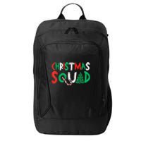 Christmas Squad Family Group Matching Shirts Funny Santa Elf City Backpack