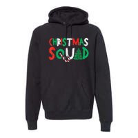 Christmas Squad Family Group Matching Shirts Funny Santa Elf Premium Hoodie