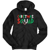 Christmas Squad Family Group Matching Shirts Funny Santa Elf Tie Dye Hoodie