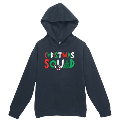 Christmas Squad Family Group Matching Shirts Funny Santa Elf Urban Pullover Hoodie