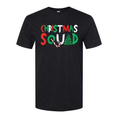 Christmas Squad Family Group Matching Shirts Funny Santa Elf Softstyle CVC T-Shirt