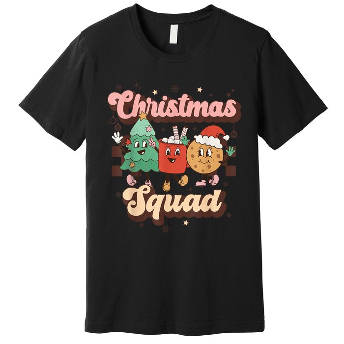 Christmas Squad Funny Family Matching Shirt Retro Christmas Premium T-Shirt