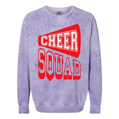 Cheer Squad Funny Cheerleader Cheering Cheerdancing Outfit Colorblast Crewneck Sweatshirt