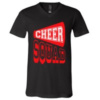 Cheer Squad Funny Cheerleader Cheering Cheerdancing Outfit V-Neck T-Shirt