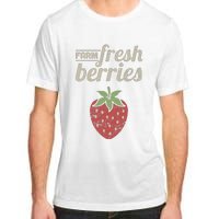 Cute Strawberry Farm Funny Strawberry Farming Adult ChromaSoft Performance T-Shirt