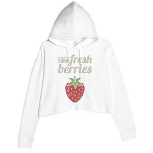 Cute Strawberry Farm Funny Strawberry Farming Crop Fleece Hoodie