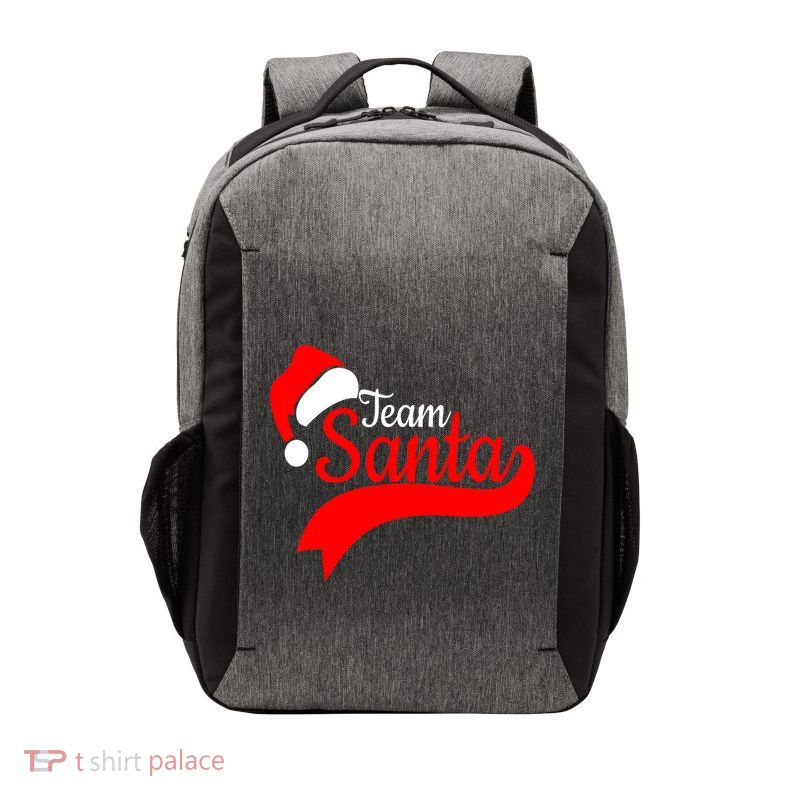 Christmas Squad Family Matching Team Santa Pajamas Gift Vector Backpack