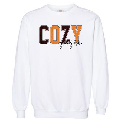 Cozy Season Fall Lover Garment-Dyed Sweatshirt