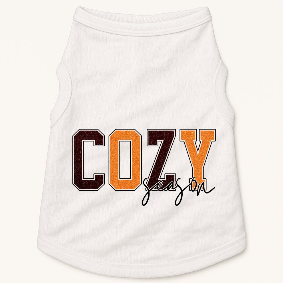 Cozy Season Fall Lover Doggie Tank