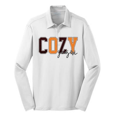 Cozy Season Fall Lover Silk Touch Performance Long Sleeve Polo