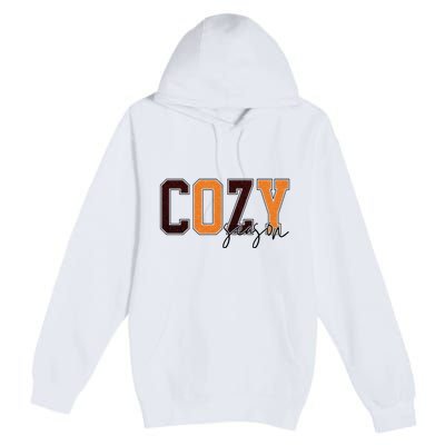 Cozy Season Fall Lover Premium Pullover Hoodie