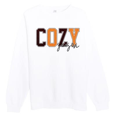 Cozy Season Fall Lover Premium Crewneck Sweatshirt