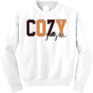 Cozy Season Fall Lover Kids Sweatshirt