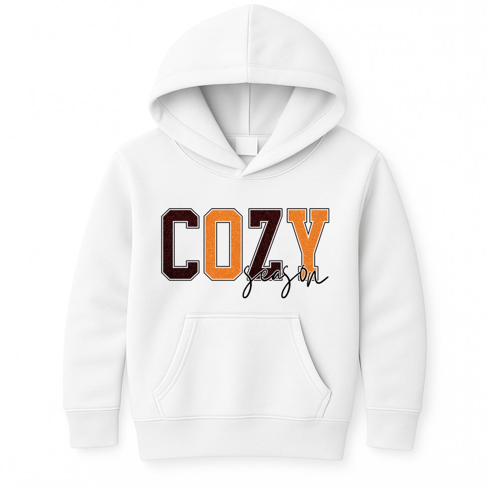 Cozy Season Fall Lover Kids Hoodie