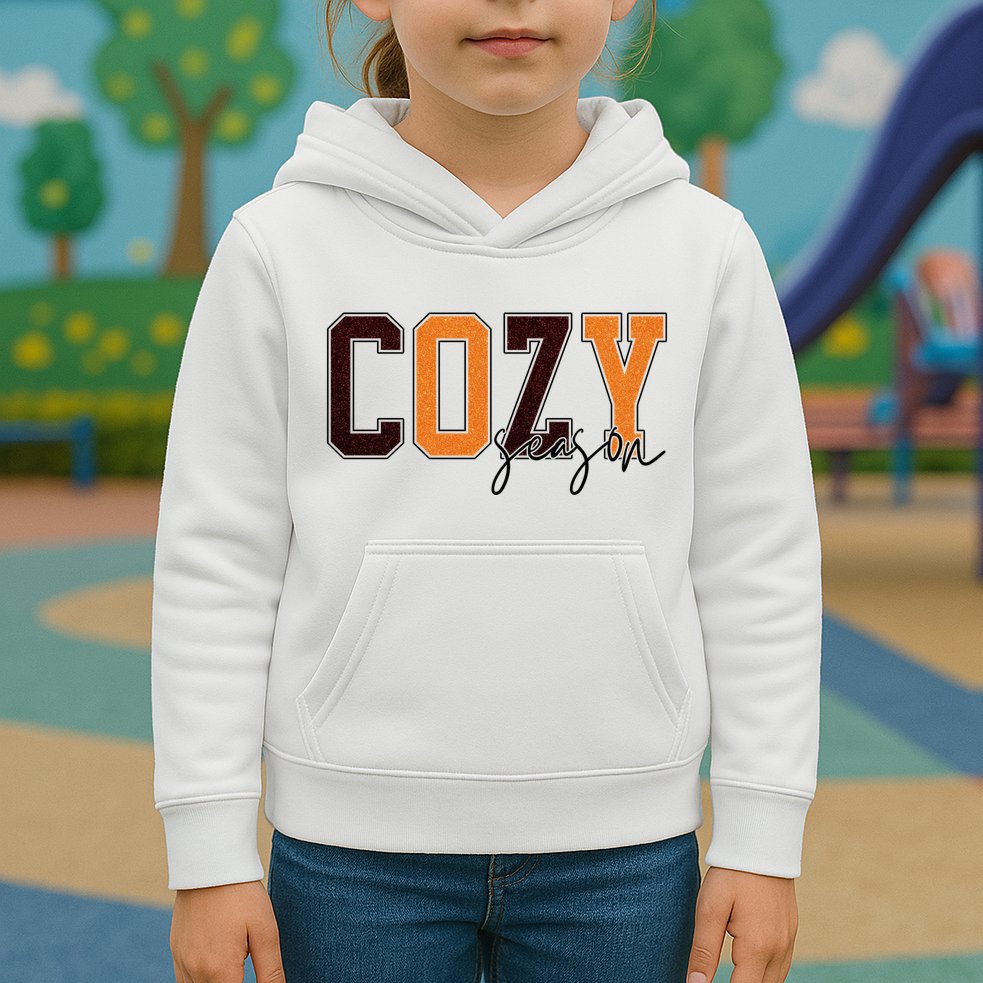 Cozy Season Fall Lover Kids Hoodie