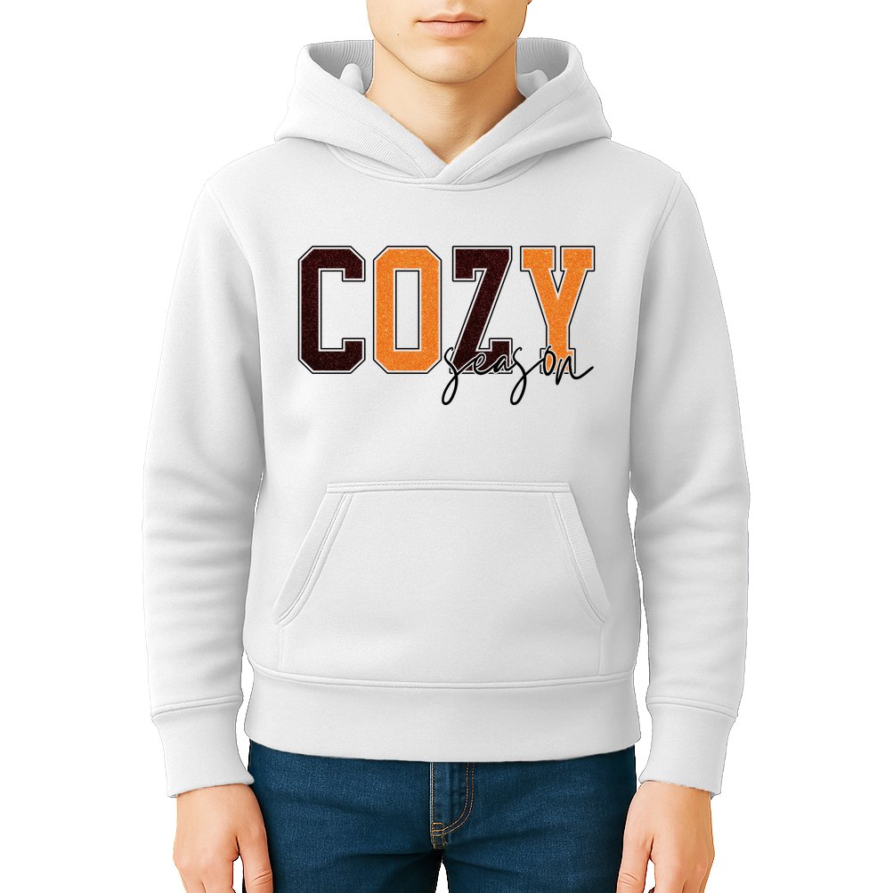 Cozy Season Fall Lover Kids Hoodie