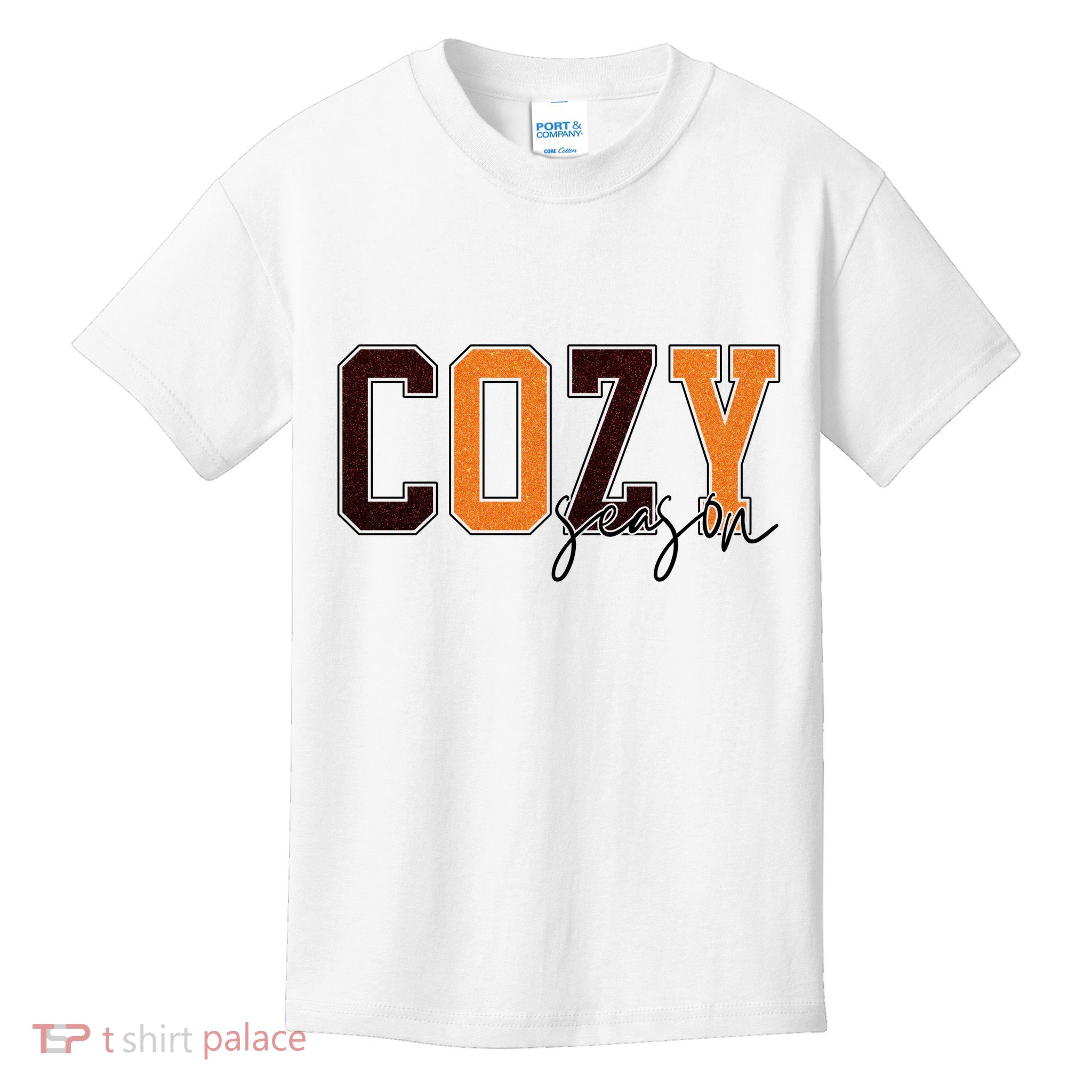 Cozy Season Fall Lover Kids T-Shirt