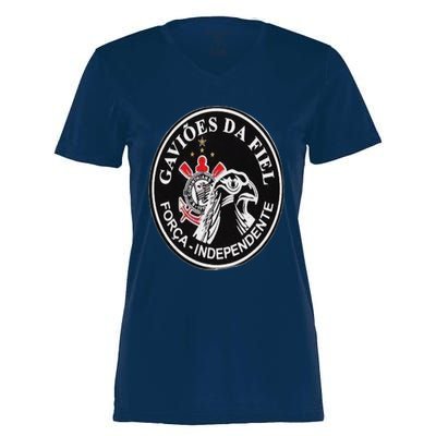 Corinthians Soccer Fan Lightweight Camisa Fiel Women's Momentum V-Neck T-Shirt