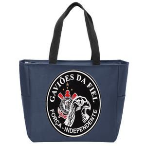 Corinthians Soccer Fan Lightweight Camisa Fiel Zip Tote Bag