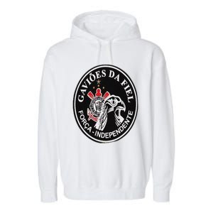 Corinthians Soccer Fan Lightweight Camisa Fiel Garment-Dyed Fleece Hoodie