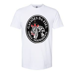 Corinthians Soccer Fan Lightweight Camisa Fiel Softstyle CVC T-Shirt