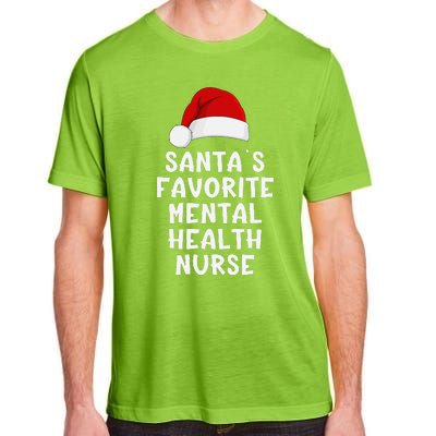 Christmas SantaS Favorite Mentor Funny Xmas Pajama Adult ChromaSoft Performance T-Shirt