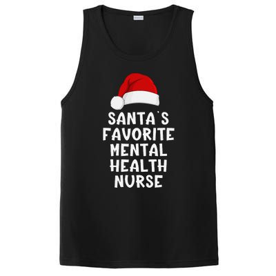 Christmas SantaS Favorite Mentor Funny Xmas Pajama PosiCharge Competitor Tank