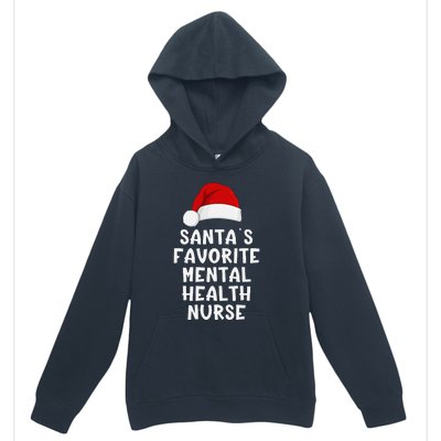 Christmas SantaS Favorite Mentor Funny Xmas Pajama Urban Pullover Hoodie