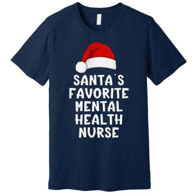 Christmas SantaS Favorite Mentor Funny Xmas Pajama Premium T-Shirt