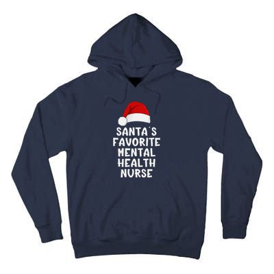 Christmas SantaS Favorite Mentor Funny Xmas Pajama Tall Hoodie