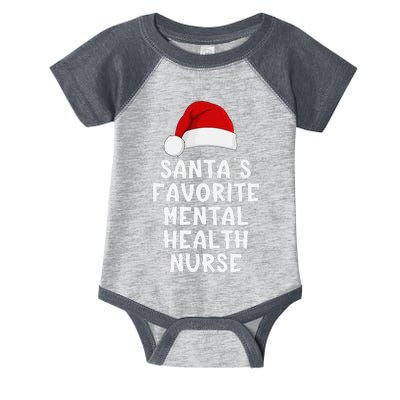 Christmas SantaS Favorite Mentor Funny Xmas Pajama Infant Baby Jersey Bodysuit