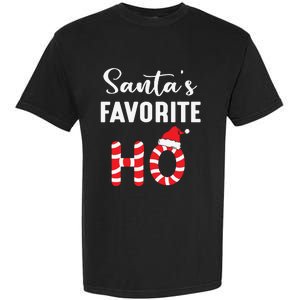 Christmas Santas Favorite Candy Ho Garment-Dyed Heavyweight T-Shirt