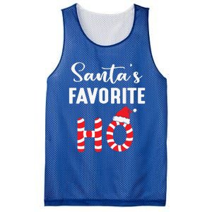 Christmas Santas Favorite Candy Ho Mesh Reversible Basketball Jersey Tank